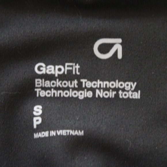 Black 7/8 High Rise Leggings, GAPFit, Size Small - Picture 5 of 7